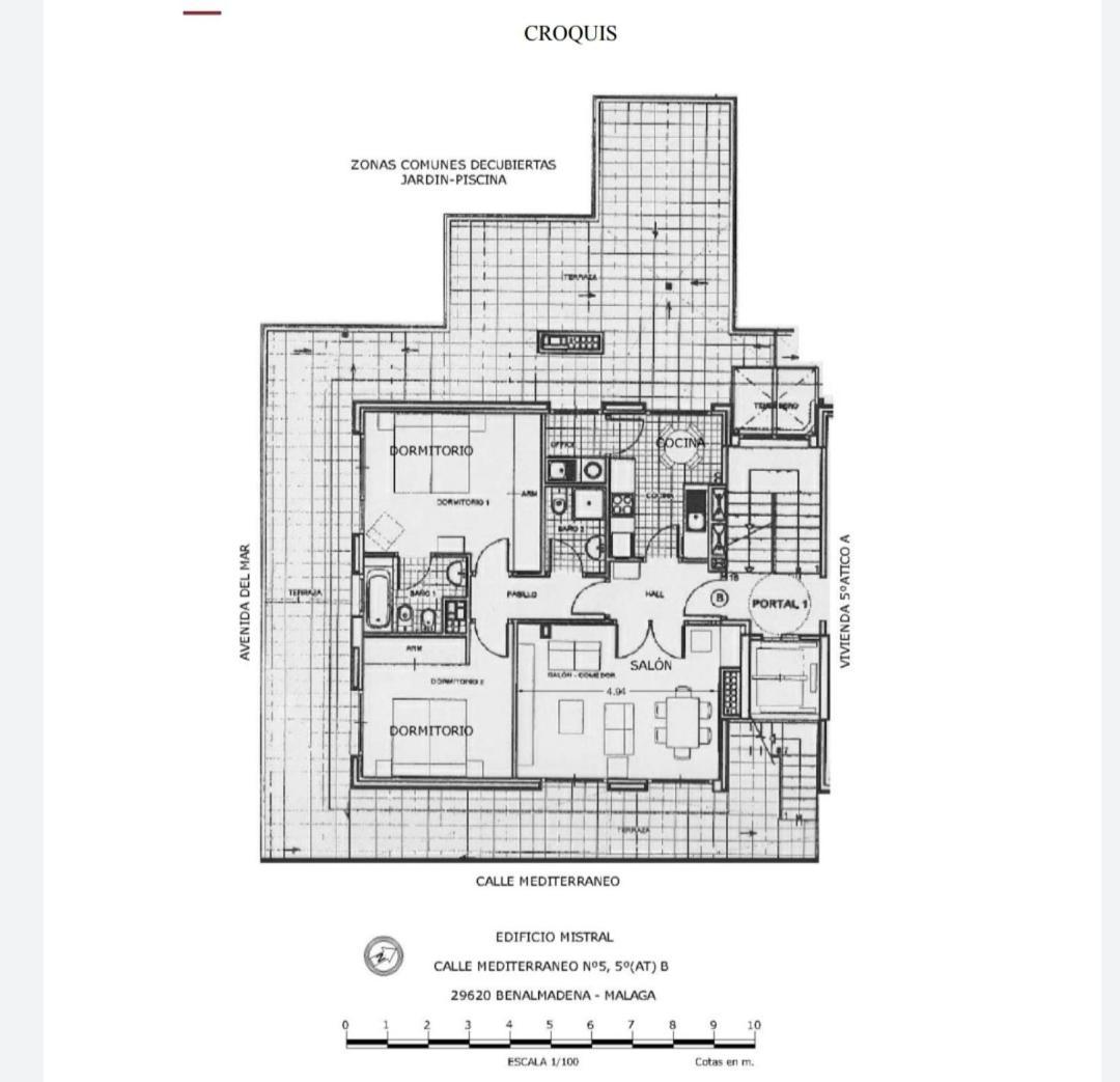 Atico Puerto Marina 2 Hab Con Piscina, 500M De La Plata Apartment Torremolinos Ngoại thất bức ảnh
