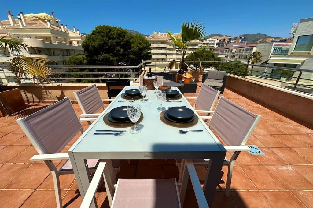 Atico Puerto Marina 2 Hab Con Piscina, 500M De La Plata Apartment Torremolinos Ngoại thất bức ảnh